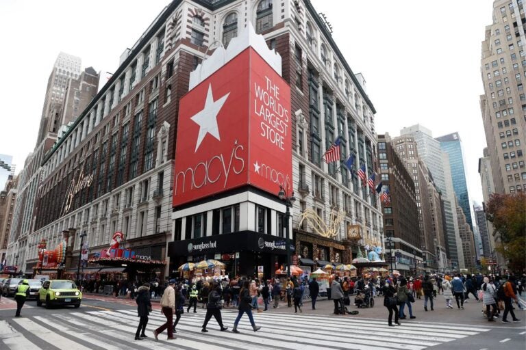 Fachada de Macy's Herald Square, la tienda departamental más grande del mundo.