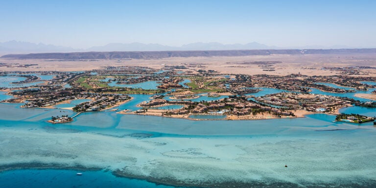 Panorámica de las costas de El Gouna
