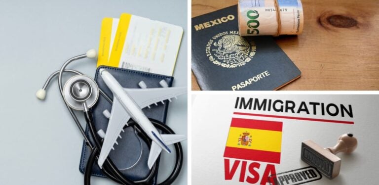 Vacunas, comprobante de fondos económicos, visa, etias y otros requisitos para viajar a España desde méxico