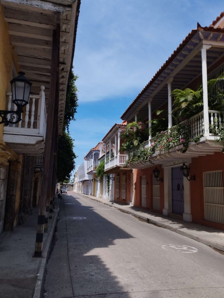 Calles del centro histórico de Cartagena