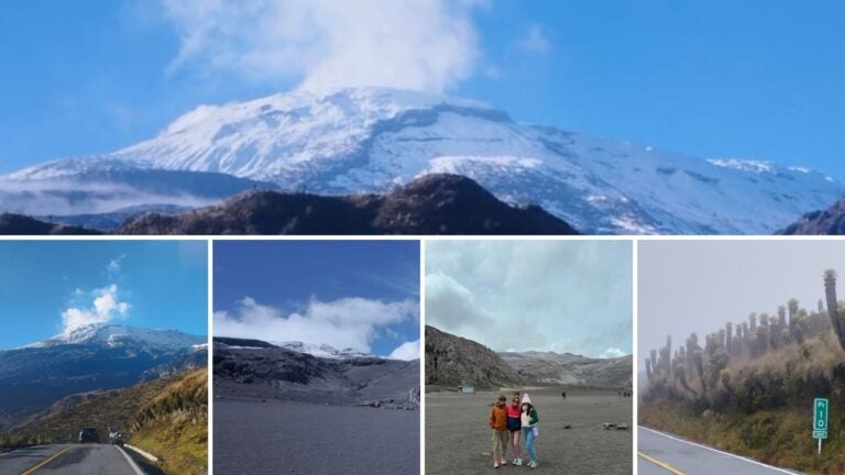 Parque Nacional los Nevados y el volcán Nevado del Ruíz, Colombia