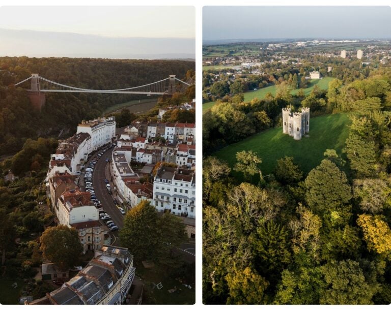 estudiar inglés en bristol, paso a paso en 2025, vista desde el cielo