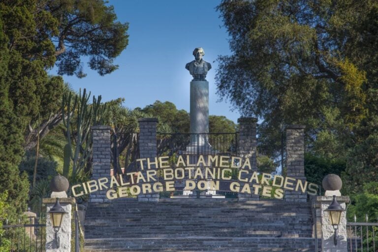 Entrada del Jardín Botánico de Gibraltar