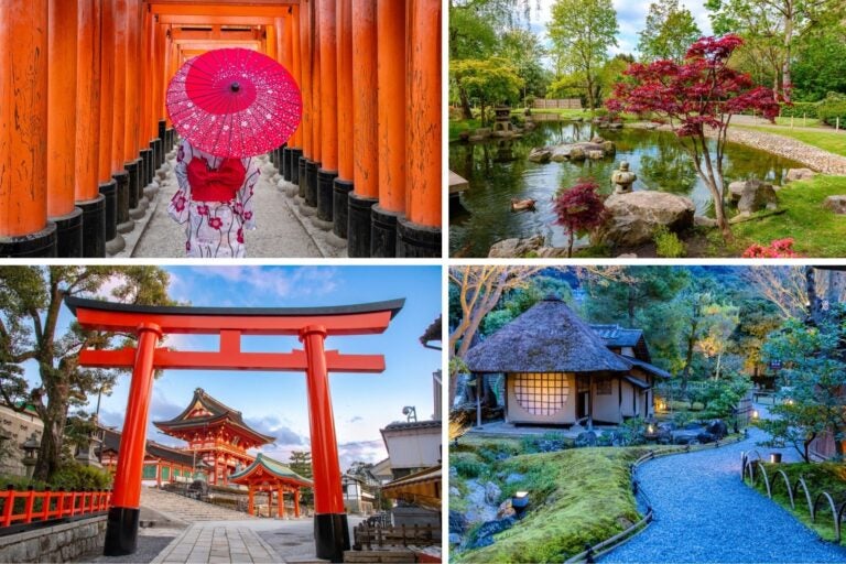 Templos, machiyas, parques y gheisa en Kioto.