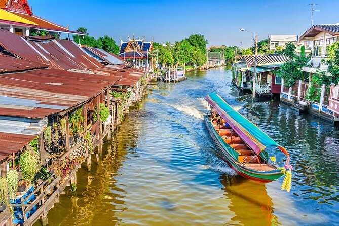 paseo en barca por los klongs (canales) de Thonburi