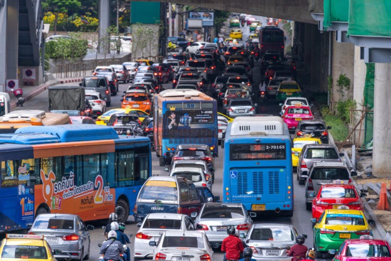 Tráfico en Tailandia
