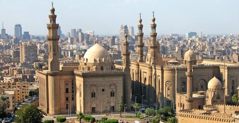 Vista de El Cairo, una de las zonas seguras de Egipto