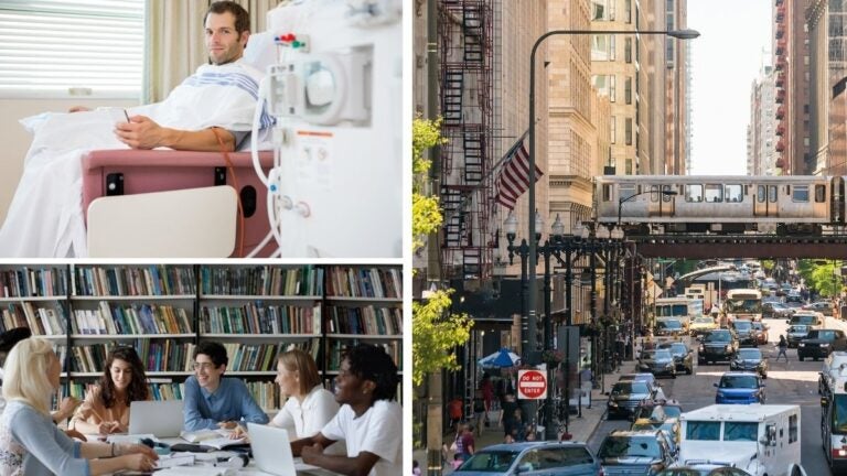 Salud, transporte y estudio en Estados Unidos