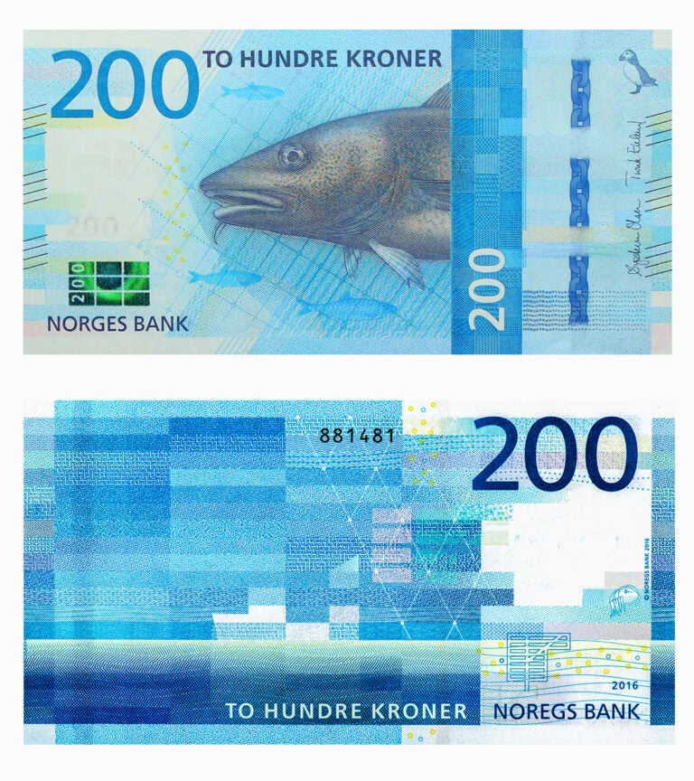 Billete de 200 NOK
