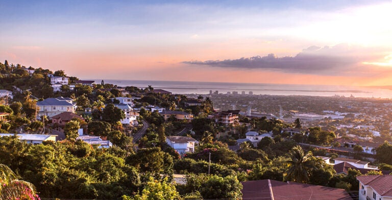 Colinas de la ciudad de Kingston