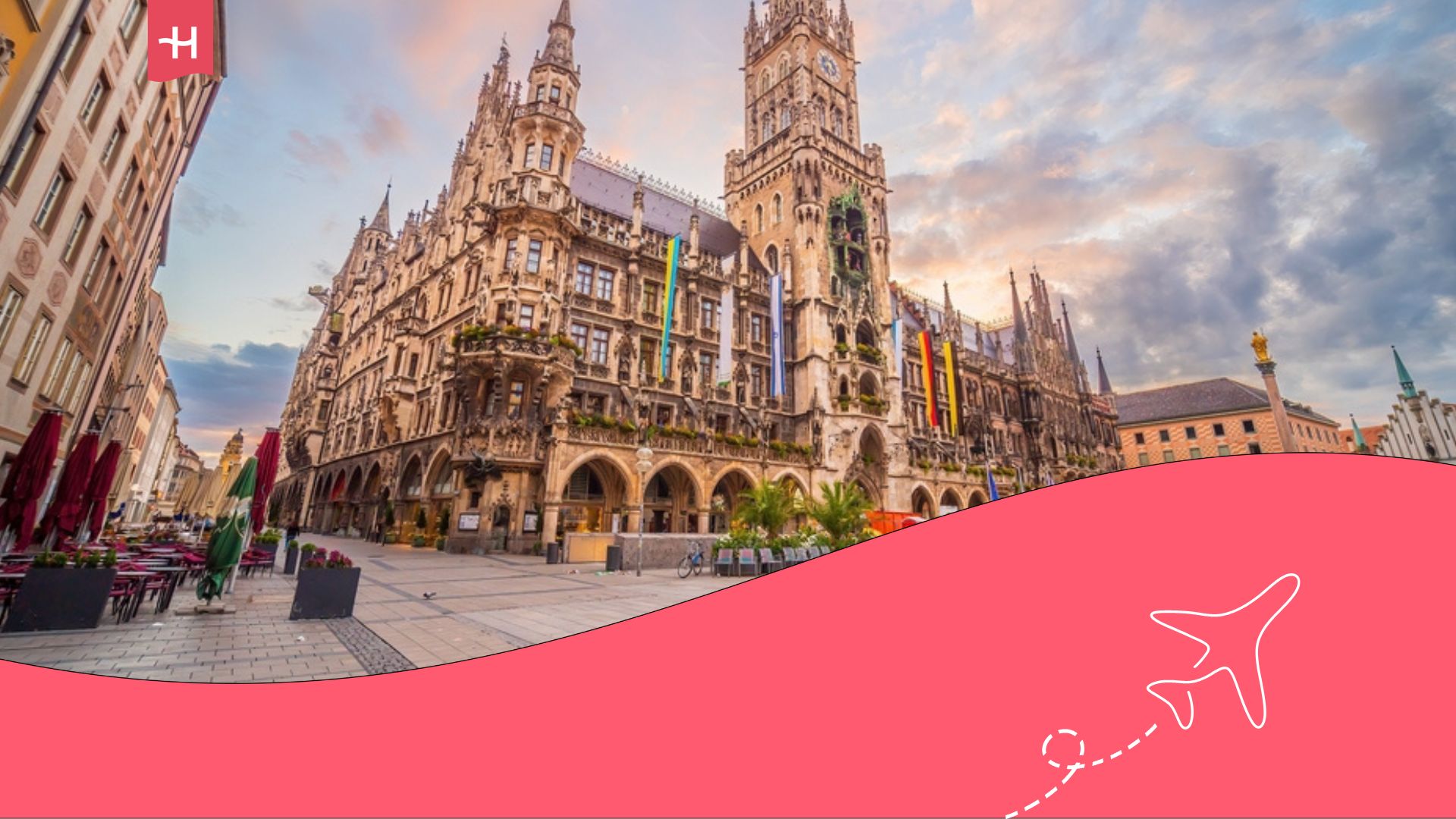 Plaza de Múnich. Marienplatz