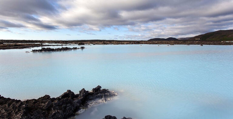 Laguna azul, Islandia