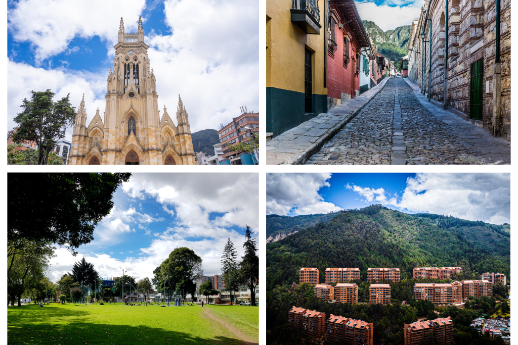 Opciones de zonas para alojarse en Bogotá, Chapinero, La Candelaria, Parque de la 93 y Usaquén