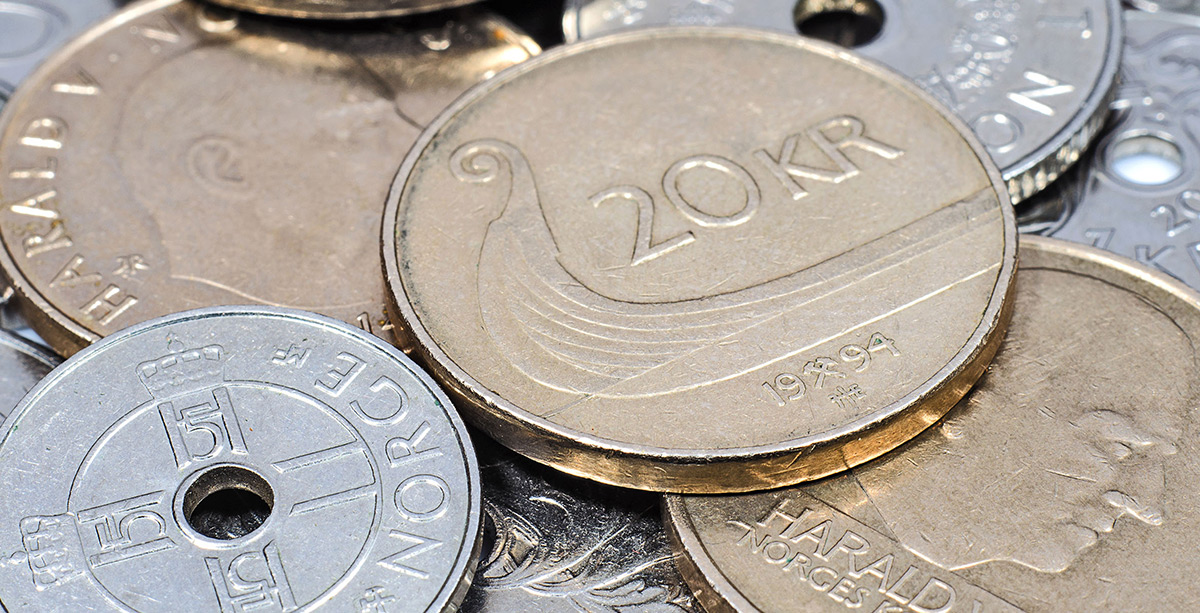 Monedas de Noruega