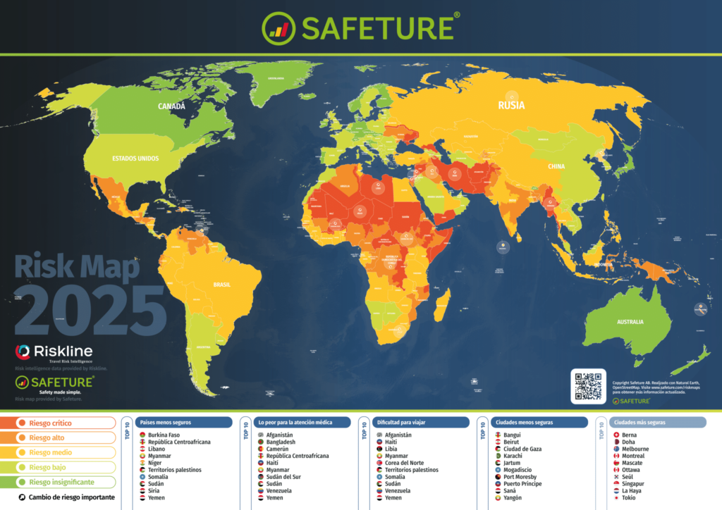 Países más seguros para viajar