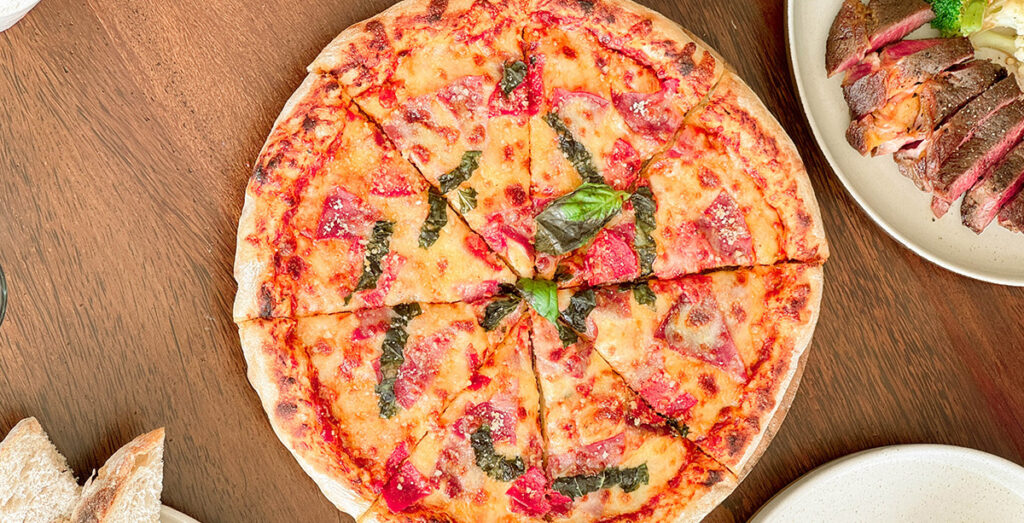 Pizza casera al estilo neoyorquino