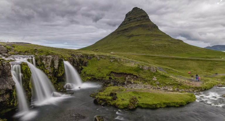 Cascada Kirkjufellsfoss, Islandia