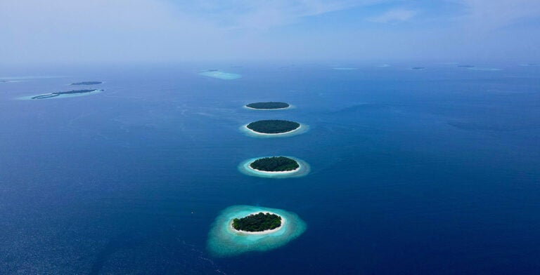 Reserva de la Biosfera del atolón de Baa en Maldivas