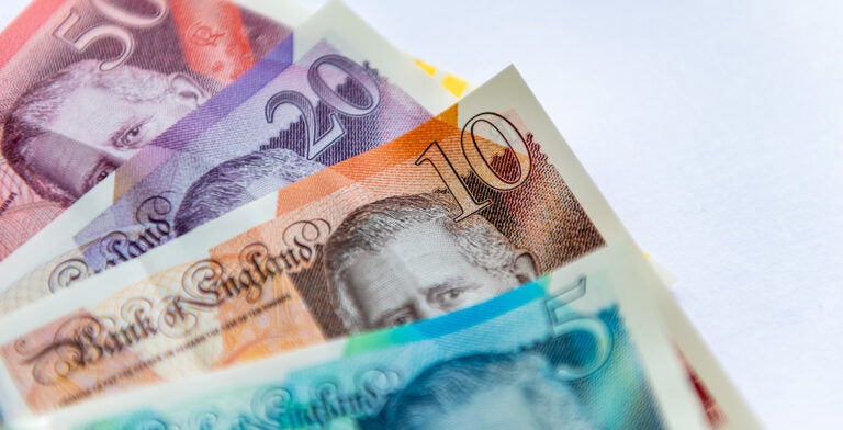 Billetes de libra esterlina