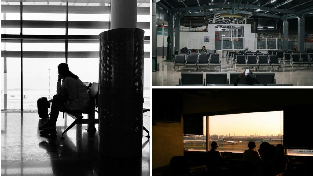 Esperar en el aeropuerto de Estambul.