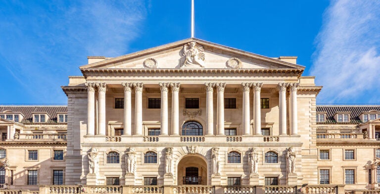 Edificio del Banco de Inglaterra en Londres