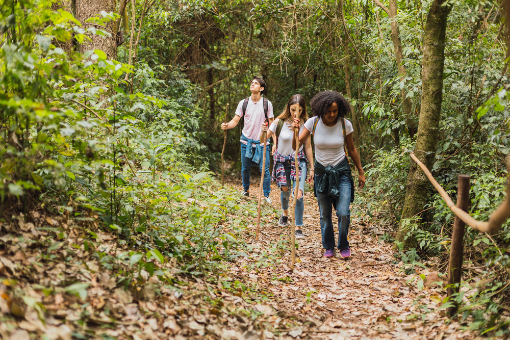 Grupo de jóvenes voluntarios en Brasil