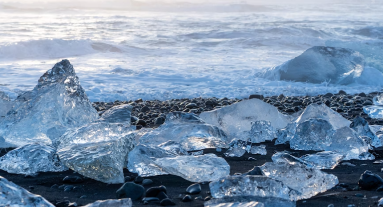 Qué ver en Islandia: Playa de los diamantes
