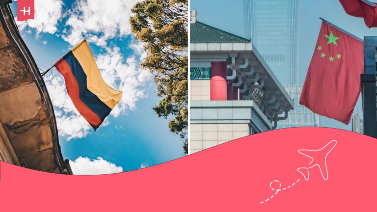 Requisitos para viajar desde Colombia a China