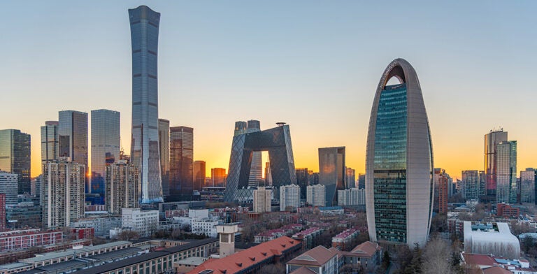 Arquitectura de la ciudad de Pekín, uno de los lugares que ver en China imprescindibles 