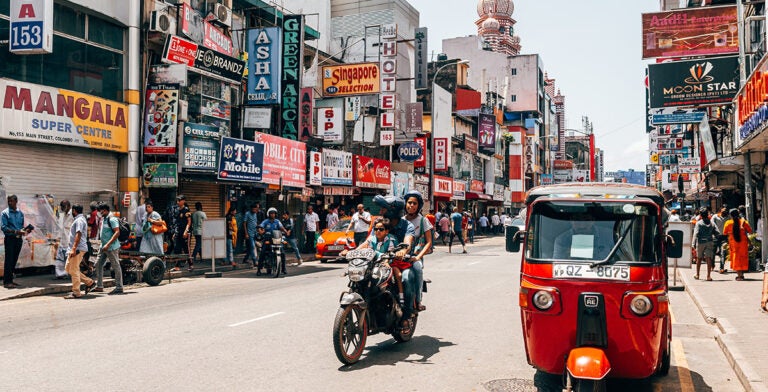 Calles del mercado de Pettah