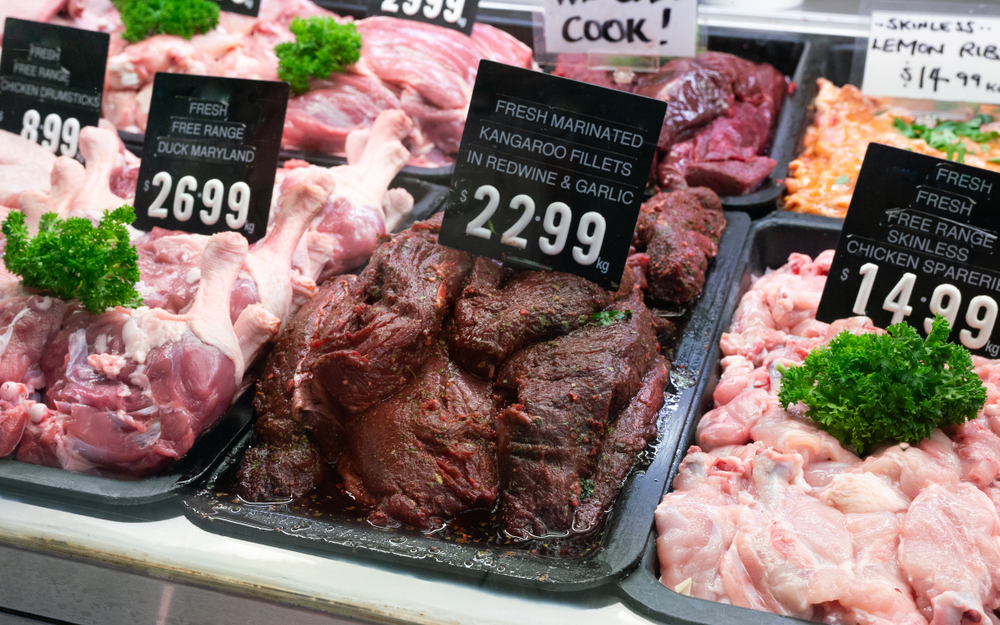 Comida típica australiana: Carne de Canguro