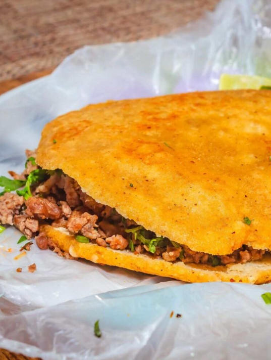 que comer en México: gorditas