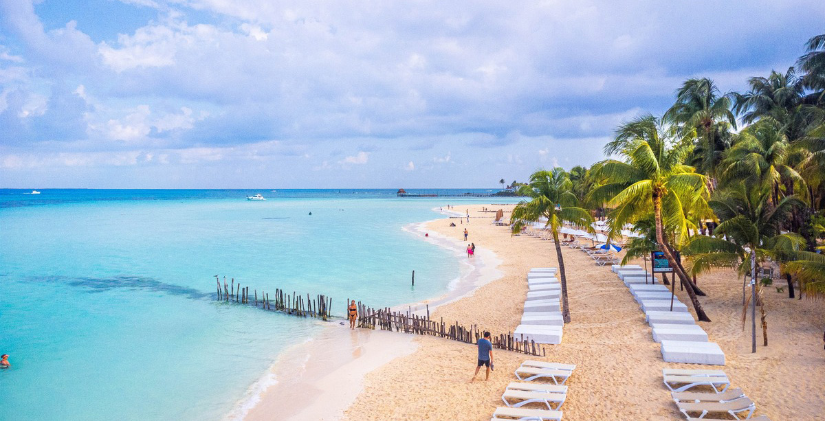 Playa Norte en Isla Mujeres, una de las mejores playas de México