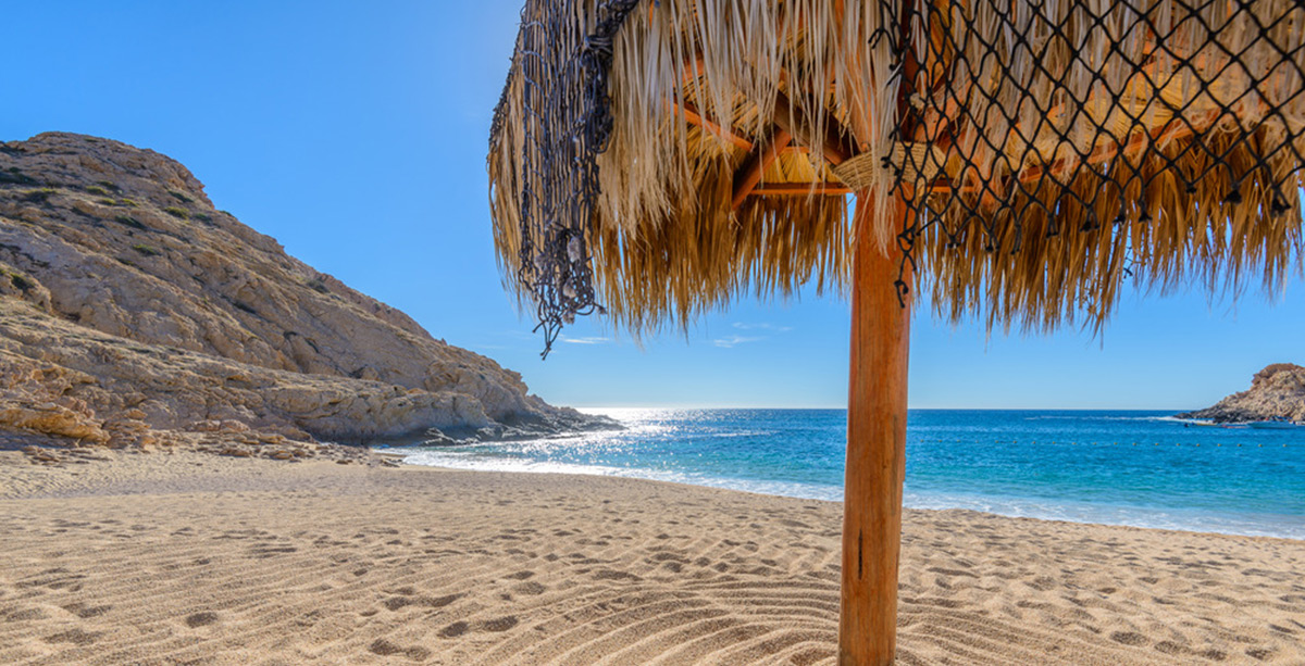 Playa Santa María en Cabo San Lucas, México