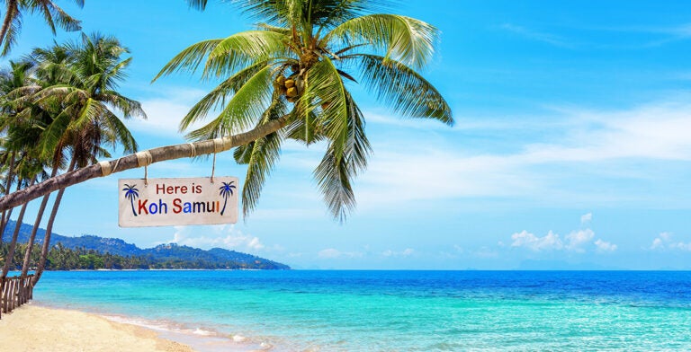 Las playas de Koh Samui en Tailandia