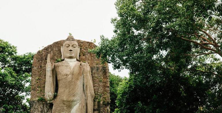 Réplica del Buda de Aukana en Colombo