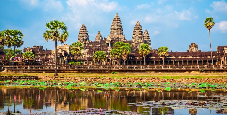 Templo de Angkor Wat en Siem Reap, Camboya