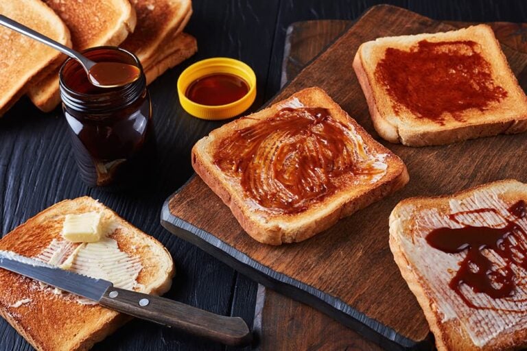 Tostadas Vegemite Desayuno Tipico australia