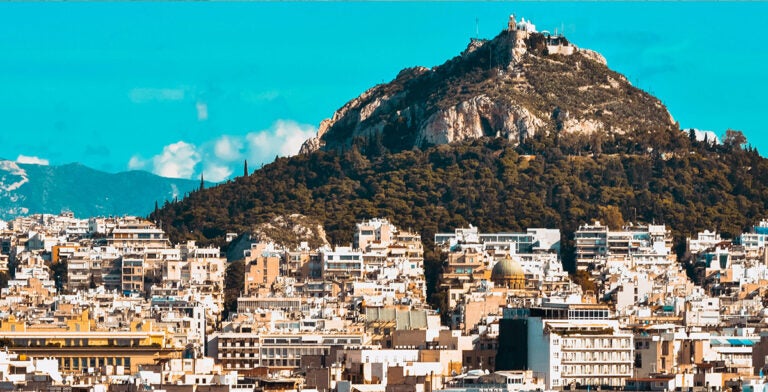 Vista del monte Licabeto