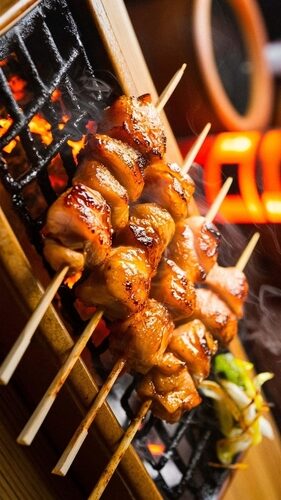 Comida callejera en Tokio: Yakitori