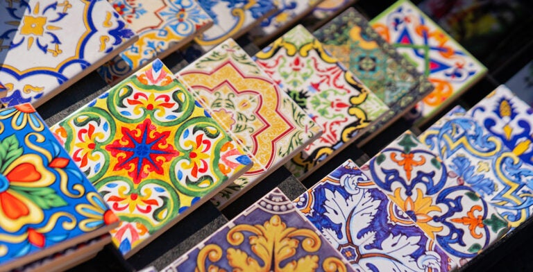 Diseños de azulejos de Portugal