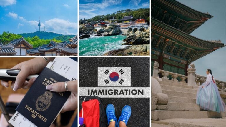 documentos para viajar a corea del sur desde argentina