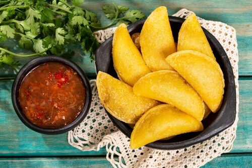 Comer empanadas en Medellín