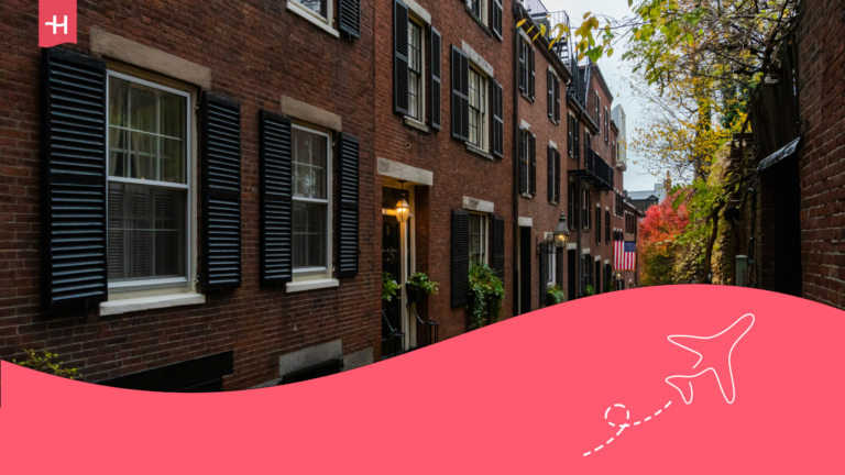 calle de Boston con los mejores espacios de coliving de Boston