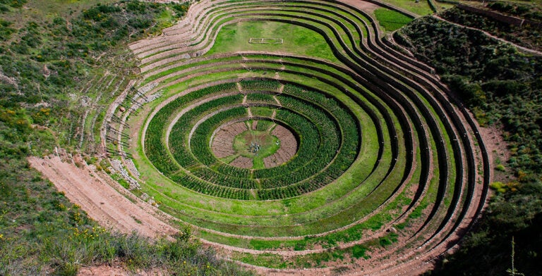 Moray, sitio arqueológico en el Valle Sagrado