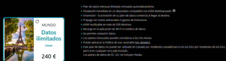 Plan global Mundo Ilimitado de Ubigi