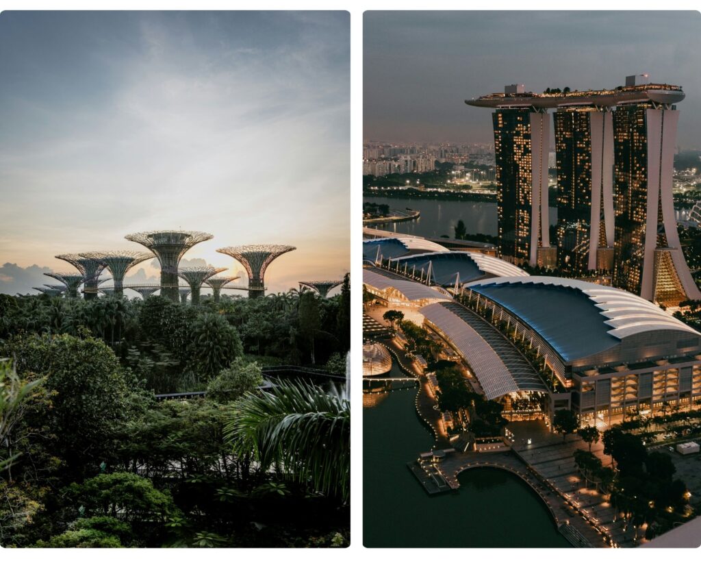 Gardens by the Bay ocupa 101 hectáreas y alberga más de un millón de plantas de todo el mundo.