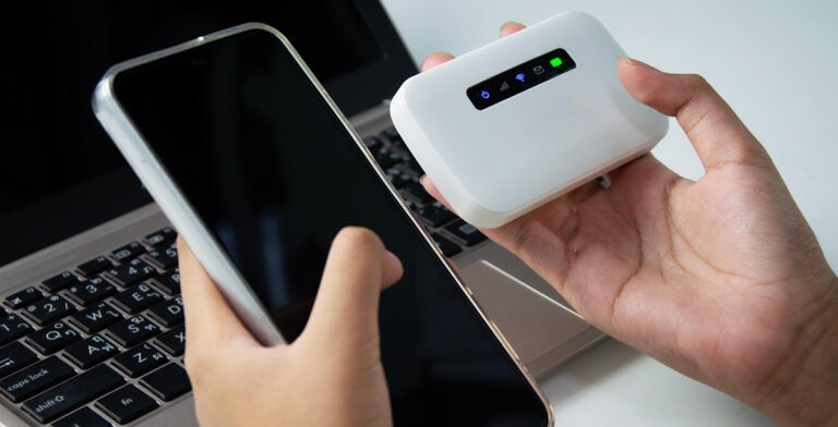 Router portátil para conectar múltiples dispositivos