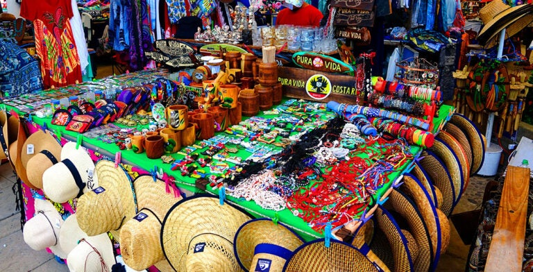 Souvenirs típicos de Costa Rica