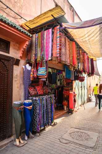 Comprar textiles en Marruecos